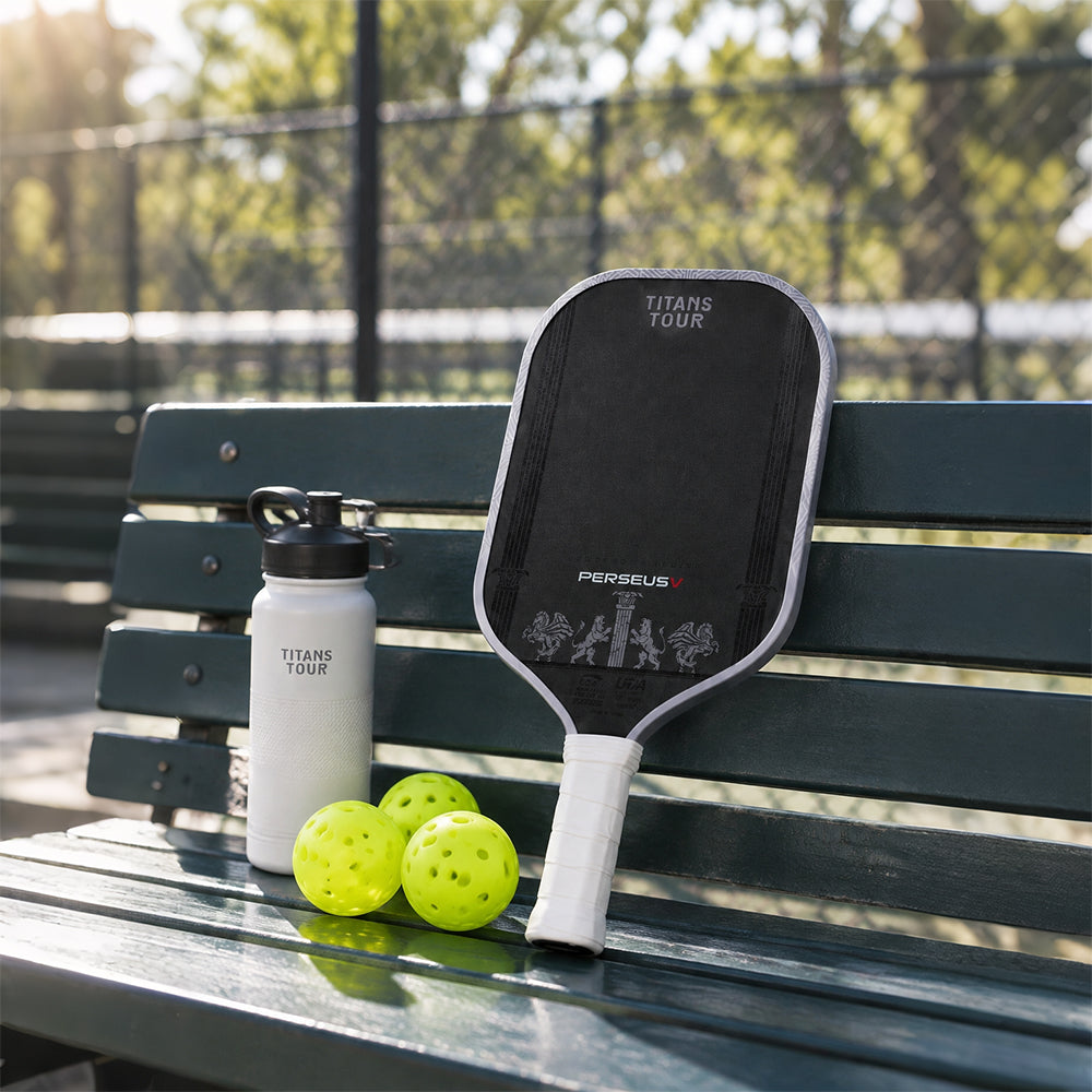 Dearrally PRO V T700 Raw Carbon Fiber Pickleball Paddle - High Grit Spin & Control Tournament Racket with Cover