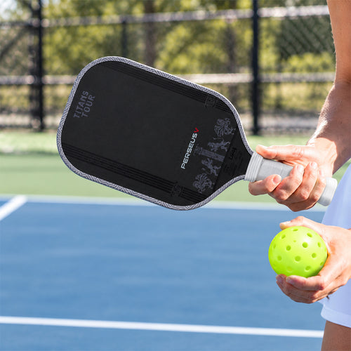 Dearrally PRO V T700 Raw Carbon Fiber Pickleball Paddle - High Grit Spin & Control Tournament Racket with Cover