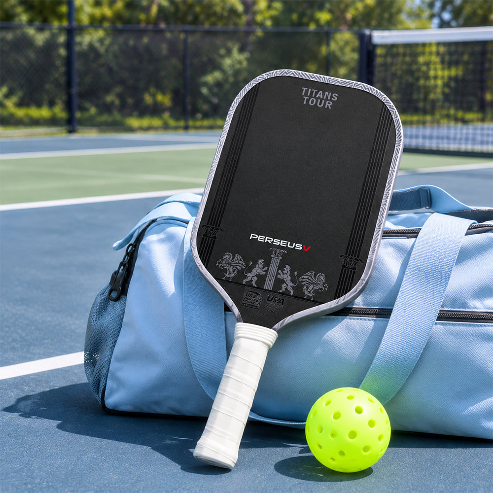 Dearrally PRO V T700 Raw Carbon Fiber Pickleball Paddle - High Grit Spin & Control Tournament Racket with Cover