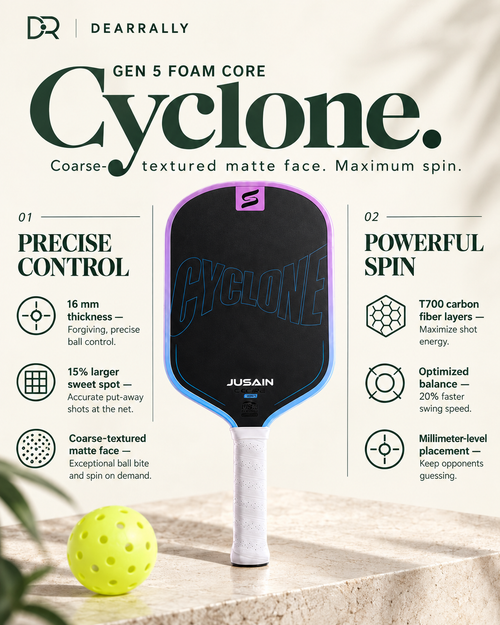 Cyclone Gen 5 paddle — control and spin