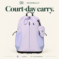 Dearrally 20 L tennis backpack, lavender color