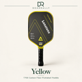 Dearrally T700 carbon fiber pickleball paddle - yellow
