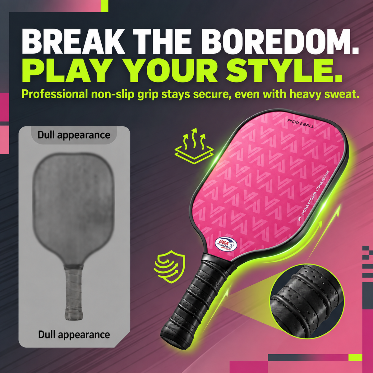 Fiberglass pickleball paddle — English feature image 4